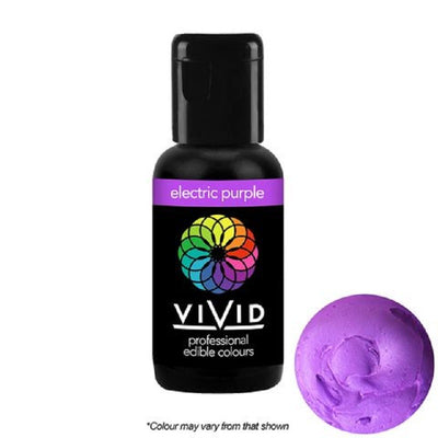 Vivid Gel paste food colouring Electric Purple