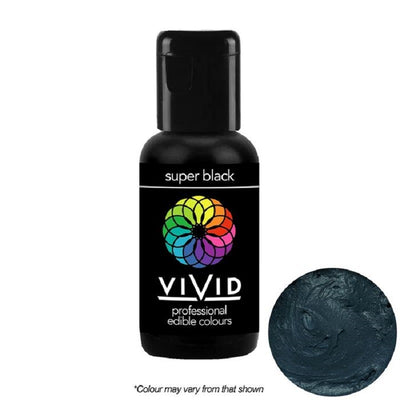 Vivid Gel paste food colouring Super Black
