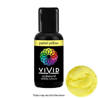 Vivid Gel paste food colouring Pastel Yellow