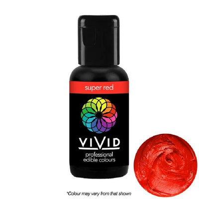 Vivid Gel paste food colouring Super Red