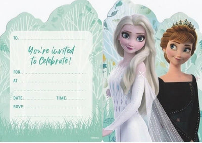 Frozen Elsa and Anna party Invitations (8)