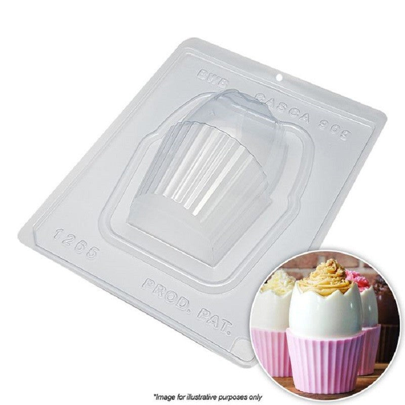 Egg In Cupcake shape egg cup chocolate mould