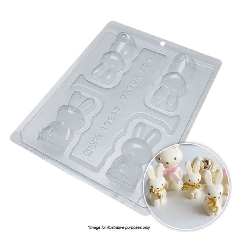 Easter Bunny 3d chocolate mould Small