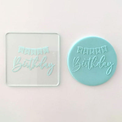 Debosser Happy Birthday Banner embosser