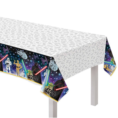 Star Wars galaxy party tablecover