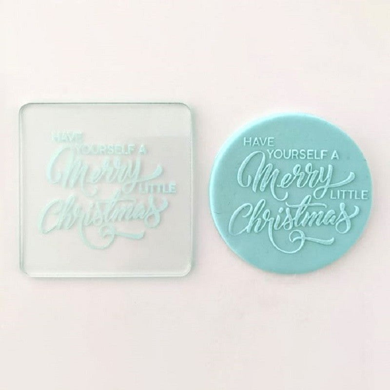 Debosser HAVE YOURSELF A MERRY LITTLE CHRISTMAS DEBOSSER embosser