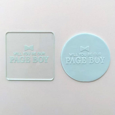 Debosser Will you be our Page Boy embosser
