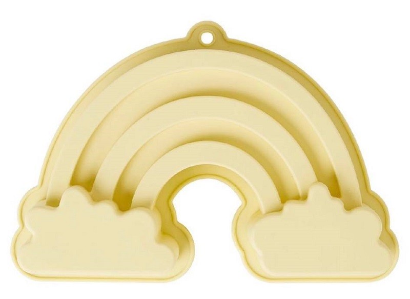 Rainbow and clouds Silicone cake pan