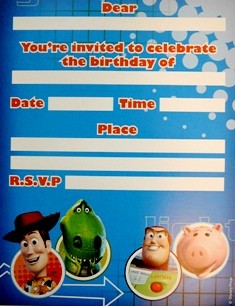 Toy Story 3 party invites (8)