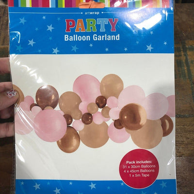 Party balloon garland Rose Gold