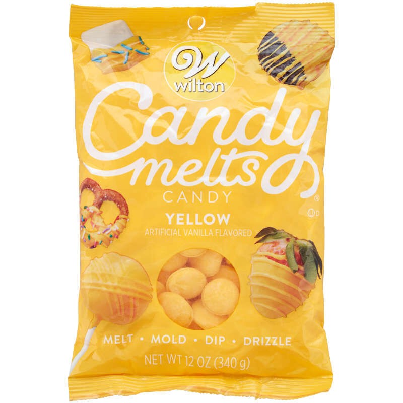 Candy melts Yellow (like chocolate for melting and moulding)