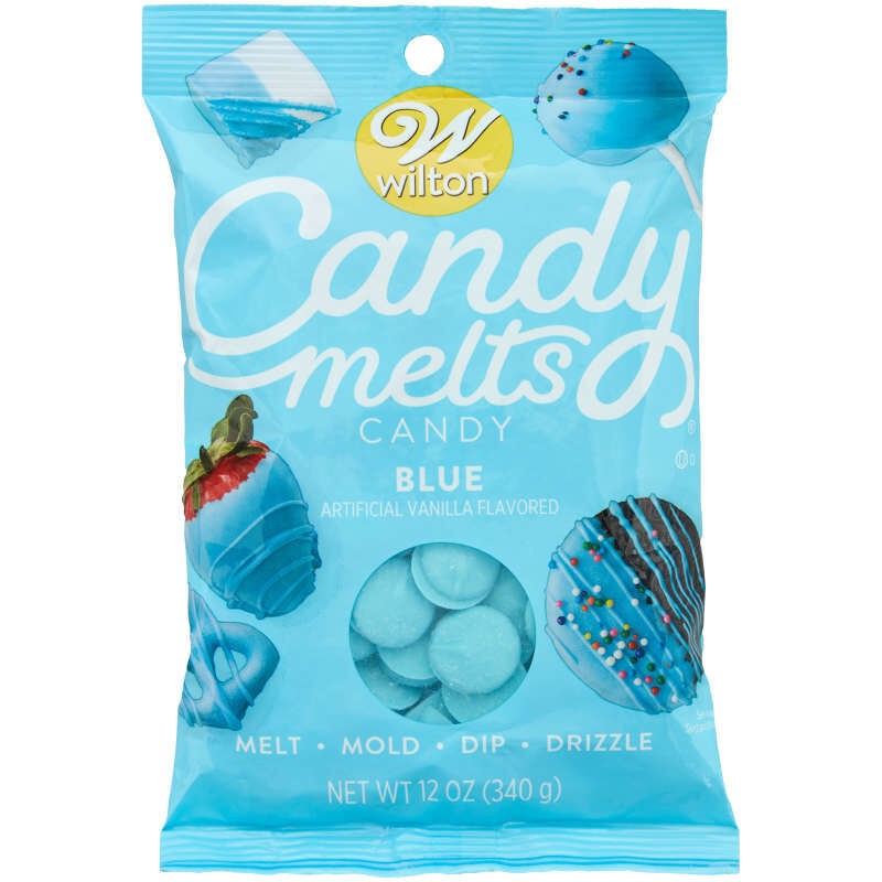 Candy melts Blue (like chocolate for melting and moulding)