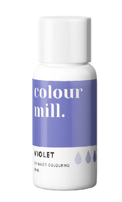 violet oil based colouring