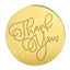 Thank you ROUND MIRROR TOPPER Gold