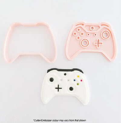 Video game controller cookie cutter and embosser set style no 1
