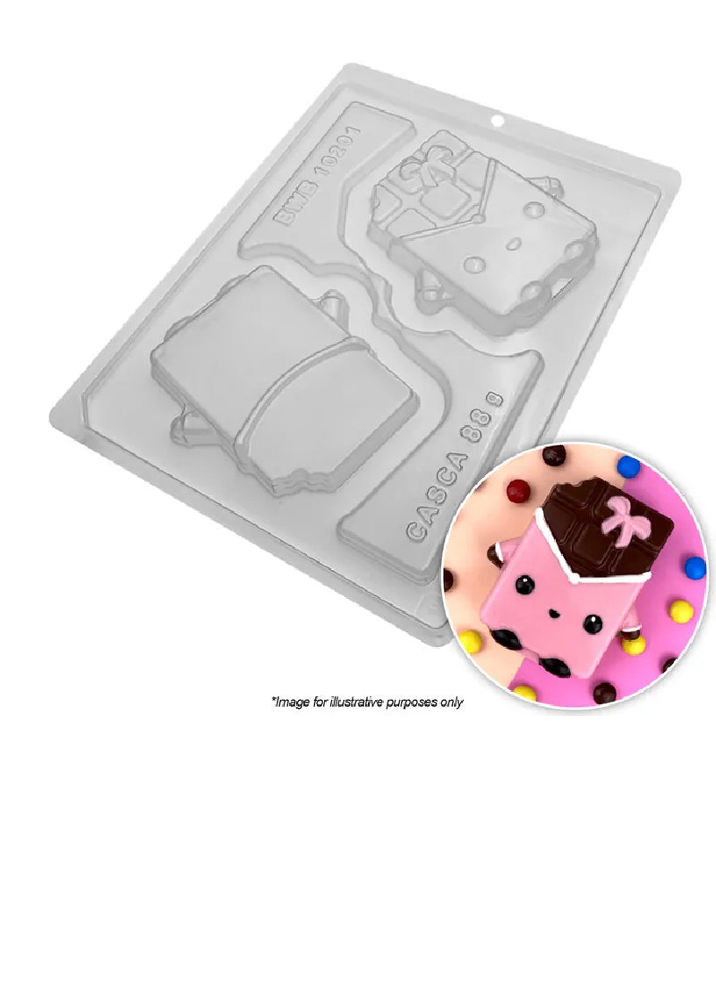 Cute baby chocolate bar mould
