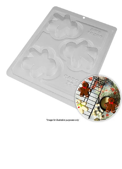 Gingerbread men chocolate mould