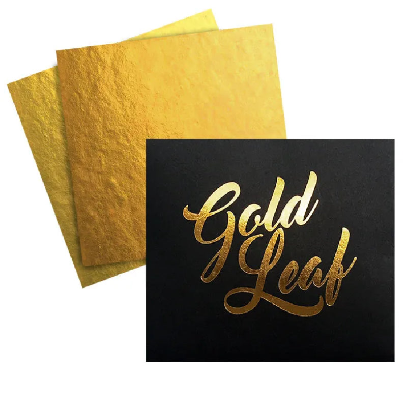 24K gold leaf sheet (pack of 5)