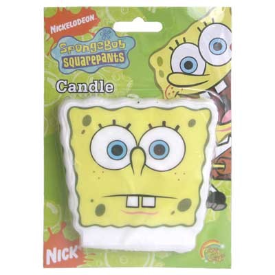 Spongebob Squarepants flat candle