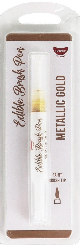Metallic Edible Brush Pen Marker Gold