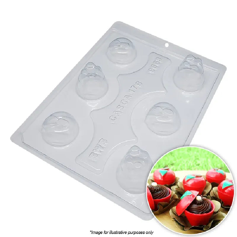 3d apples chocolate mould