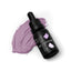 A 15ml dropper bottle of SPRINKS lilac gel food coloring, with a bit of the purple color visible on the bottle and a swatch of the color below.