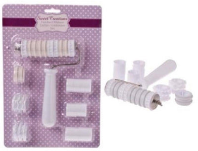 Ribbon cutter and embosser adjustable widths