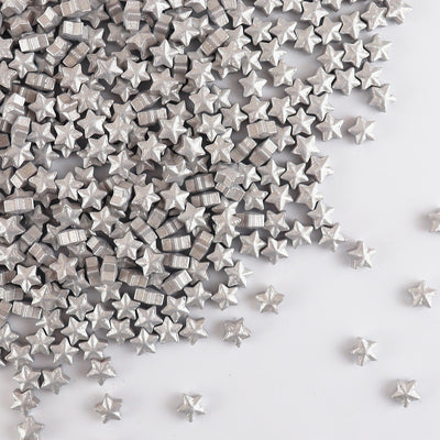 Silver stars sprinkles 80 grams