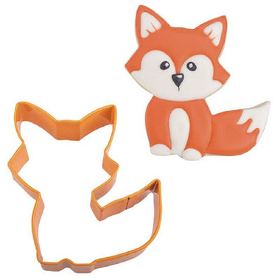 Cute fox orange metal Cookie Cutter