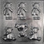 Teddy bears large chocolate mould