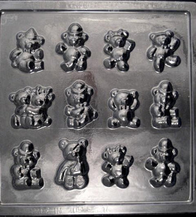 Teddy bears small chocolate mould