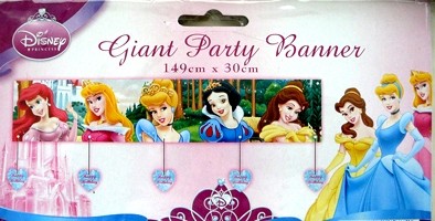 Disney Princess party banner No 1