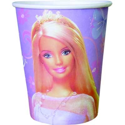 Barbie party cups (8)