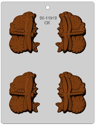 Dragonfly on flowers chocolate mould