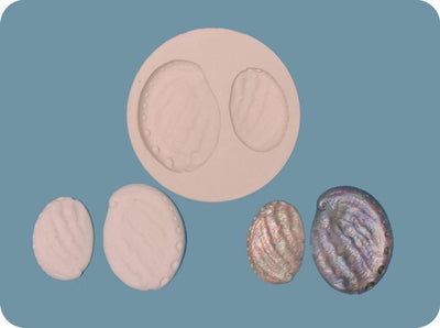 Paua Shell silicone mould (2 sizes)