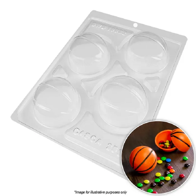 3d basketball chocolate mould