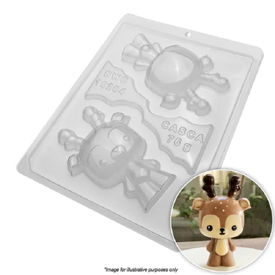 3d baby reindeer chocolate mould