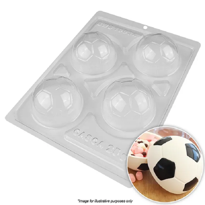 3d soccer ball chocolate mould