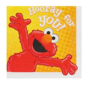 Hooray for Elmo party lunch napkins (16) Sesame Street