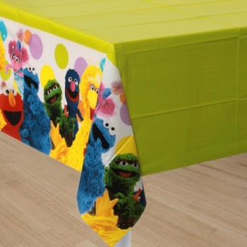 Elmo and friends Sesame St party tablecover