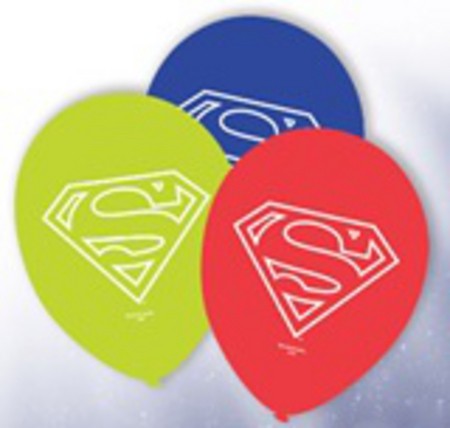 Superman party balloons