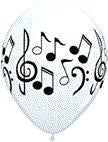 Music note balloons (6)