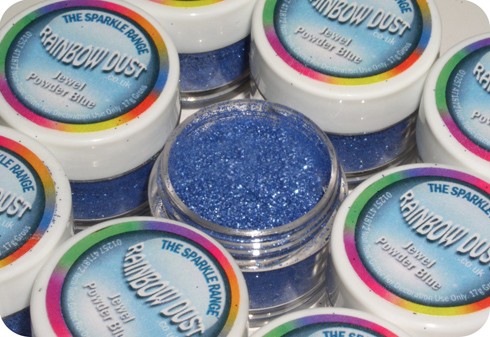 Jewel Powder Blue Glitter
