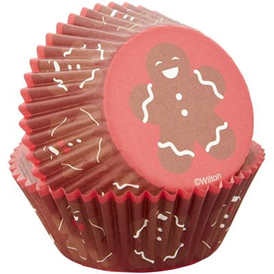 Gingerbread Boy Standard cupcake papers 75 pack