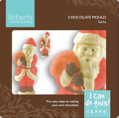 3d Santa chocolate mould (with instruction card)