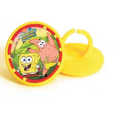 Cupcake rings 10 Spongebob Squarepants