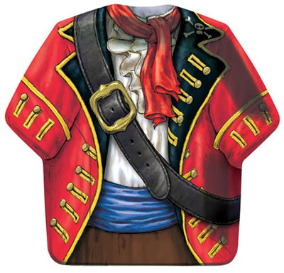 Pirate party plates SHIRT SHAPE (8)