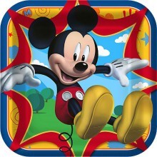 Mickey Mouse party dinner plates (8)