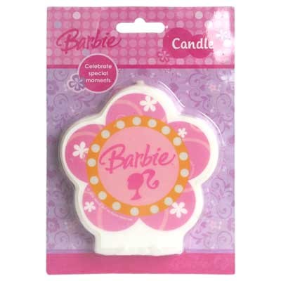Barbie silhouette candle