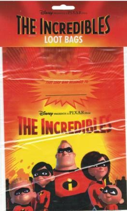 The Incredibles party lootbags (6)